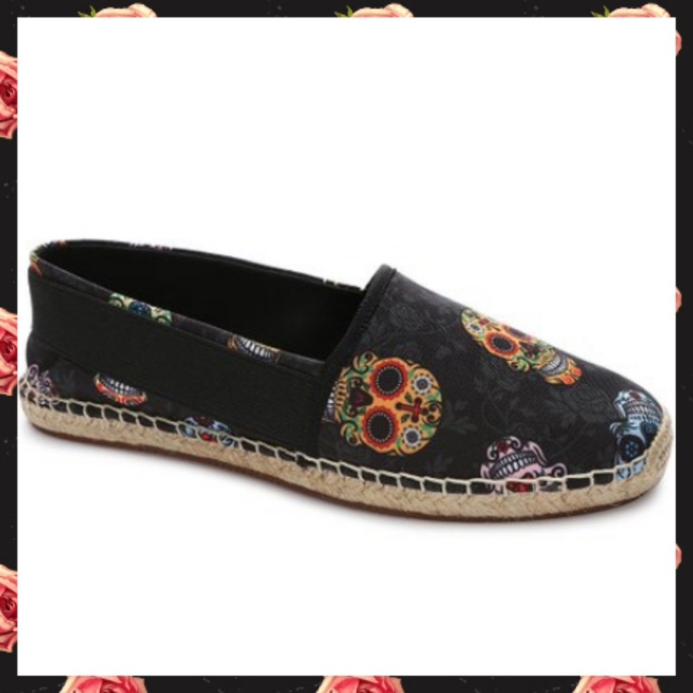 Loudmouth sugar skull espadrilles 8